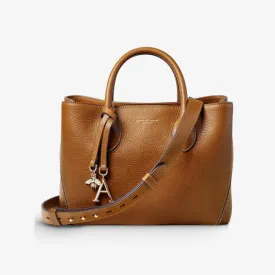 Aspinal Of London Medium London Leather Tote Bag, Tan