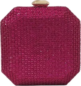 Cute Crystal Box Clutch Mini Rhinestone Handbags For Women Party Wedding Evening Bag
