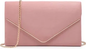 Dasein Women Faux Suede Evening Clutch Bags Formal Party Clutches Wedding Purses Cocktail Prom Clutches