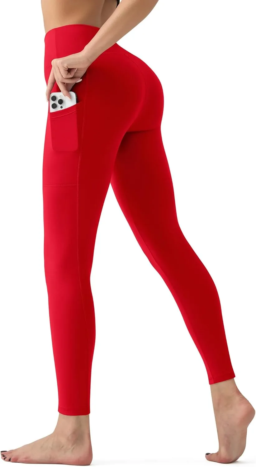High Waisted Leggings for Women - Tummy Control Yoga Pants for Workout Running Athletic Women's Leggings Plus Size