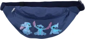 Jerry Leigh Disney Stich sitting trio waist belly bag navy