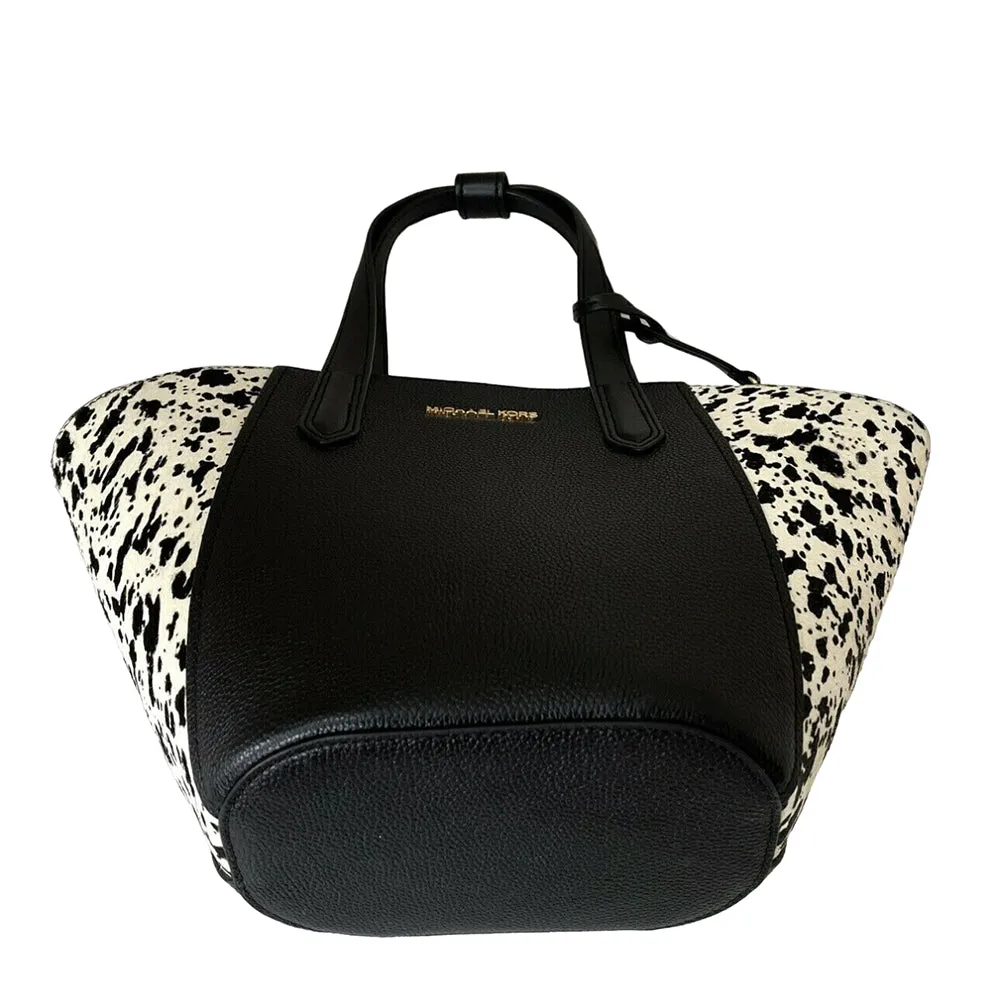 Michael Kors Women's Ortia Ebbled Tote Bag, Black
