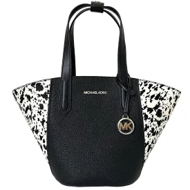 Michael Kors Women's Ortia Ebbled Tote Bag, Black