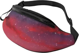 Red Sky at Night Starry Fanny Pack for Men Women Fashion Running Waist Packs Waterproof Crossbody Bags Everywhere Belt Bag with Adjustable Strap Sports Hip Pack for Travel Wallet
