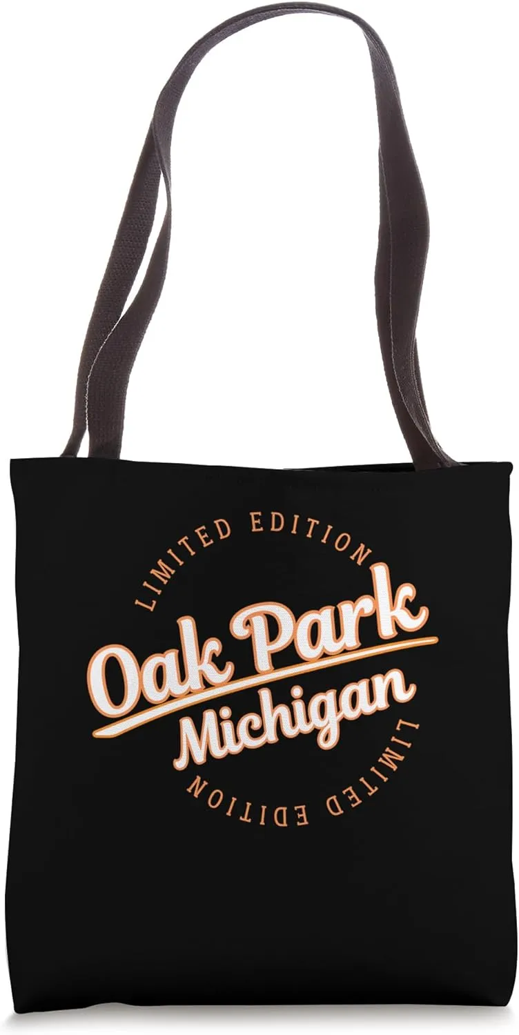 Retro Athletic Oak Park MI Apparel Tote Bag