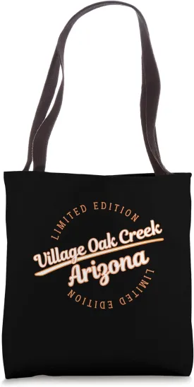 Retro Athletic Village Oak Creek AZ Apparel Tote Bag