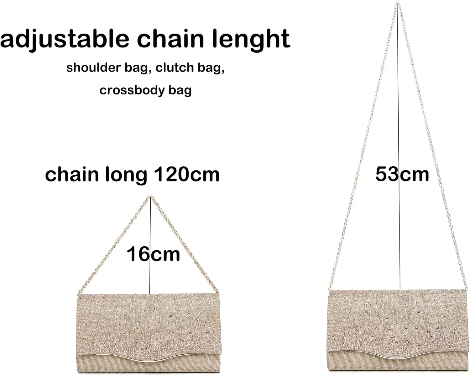Rhinestone Clutch Purses for Women Purses and Handbags Formal Wedding Party Prom Purse Money Bags Christmas gift.