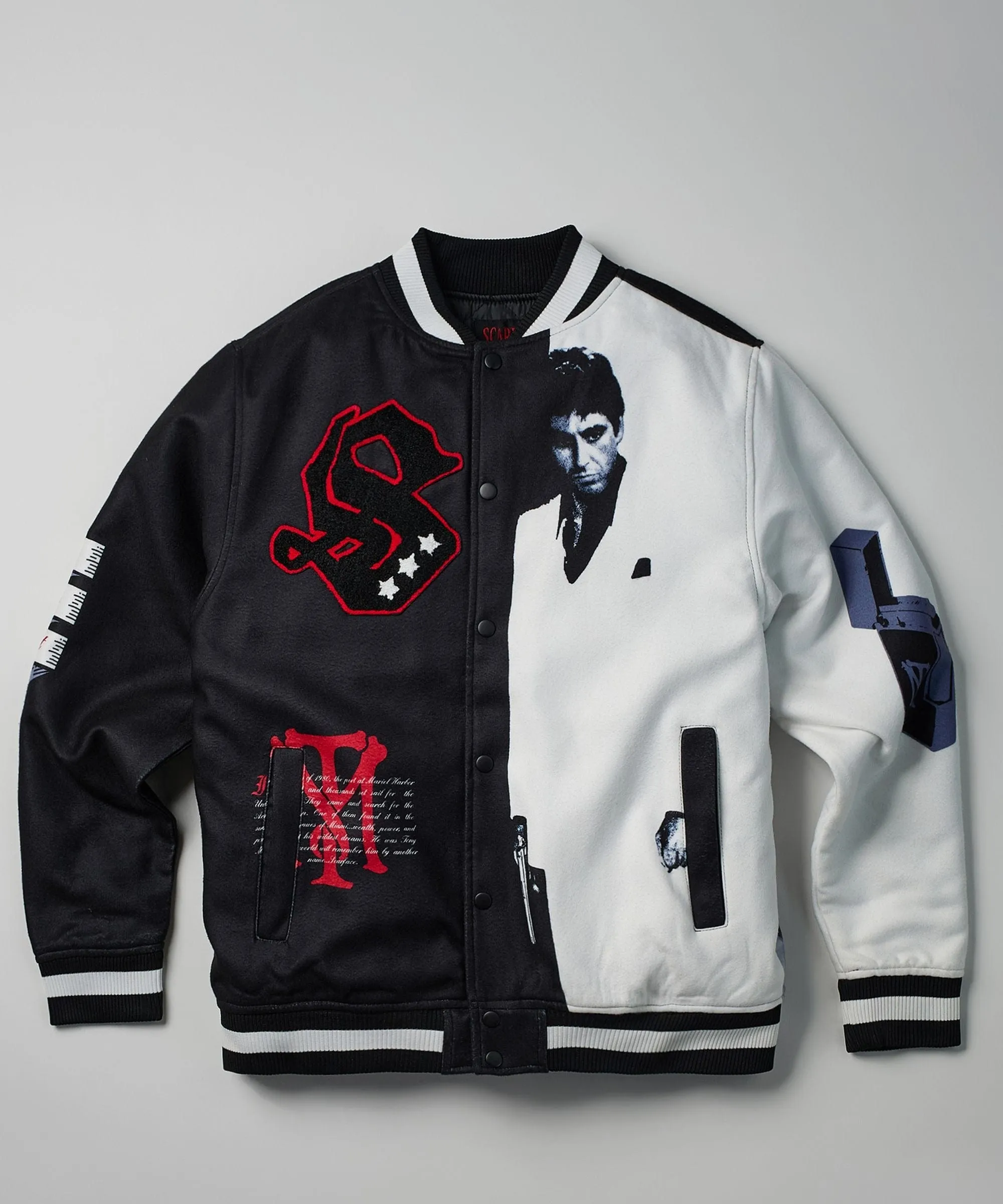 Wool Varsity Jacket inspired by Scarface