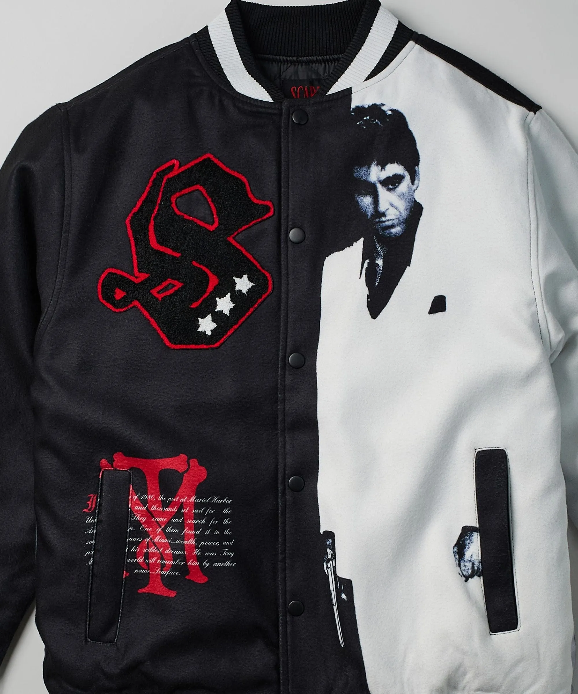 Wool Varsity Jacket inspired by Scarface