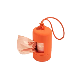 Wild One Dog Poop Bag Dispenser Holder - Blaze Orange