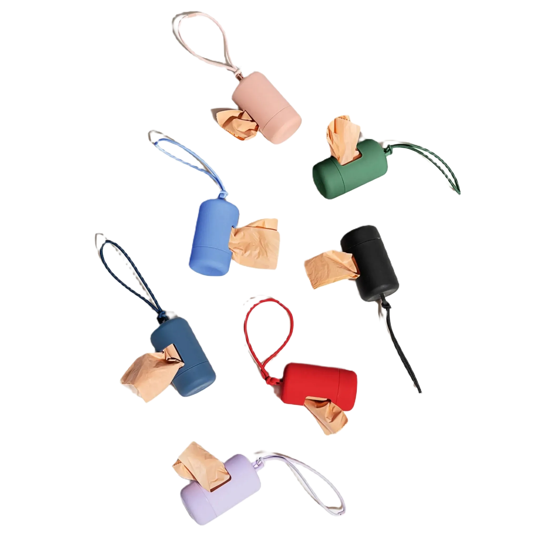 Wild One Dog Poop Bag Dispenser Holder - Blaze Orange