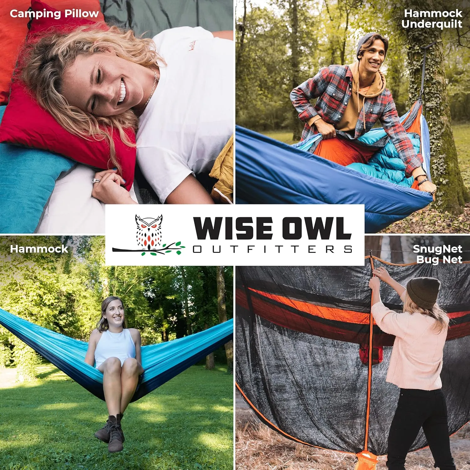 Wise Owl Outfitters Camping Pillow  Memory Foam Travel Pillow for Airplane Sleeping, Hiking, Backpacking & Outdoor Use - Small & Portable for Adults, Car, Camp & Tent