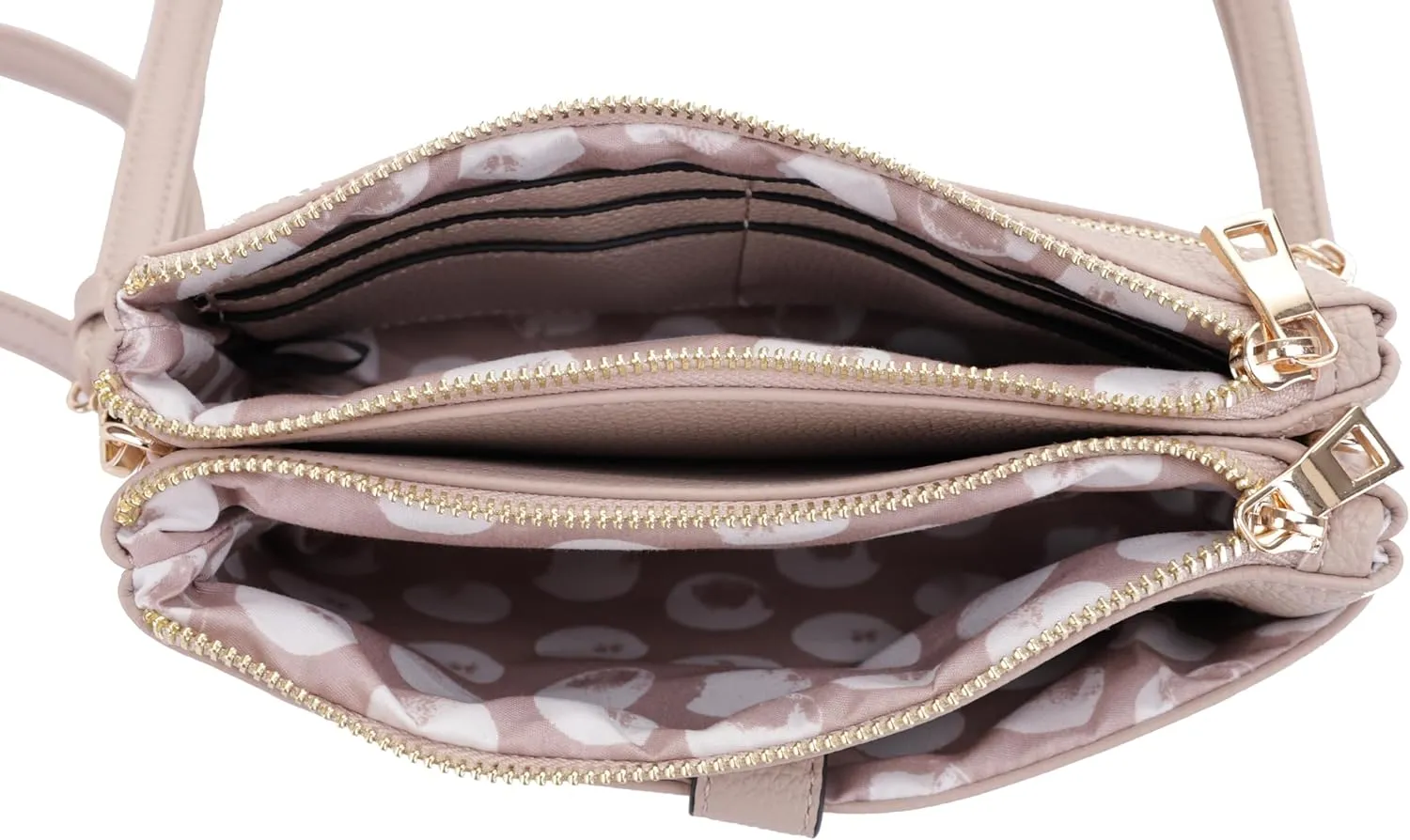 Women's Crossbody Shoulder Bag Cell Phone Purse Wallet Wristlet Clutch with Adjustable Strap and Zipper